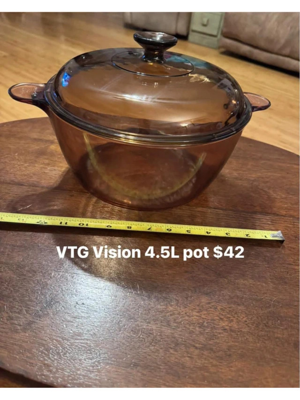 Vintage vision 4.5L pot
